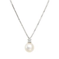 Collier Idee Preziose dal 1987 Femme in Or blanc Perla IP.CK18B/1P - IP.CK18B/1P